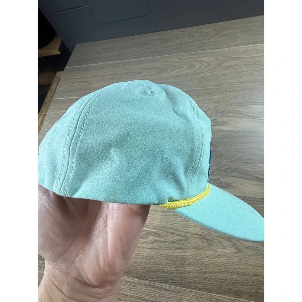 Swannies Golf How Fast Are They Rolling Snapback Hat Mint Green Rope Cap